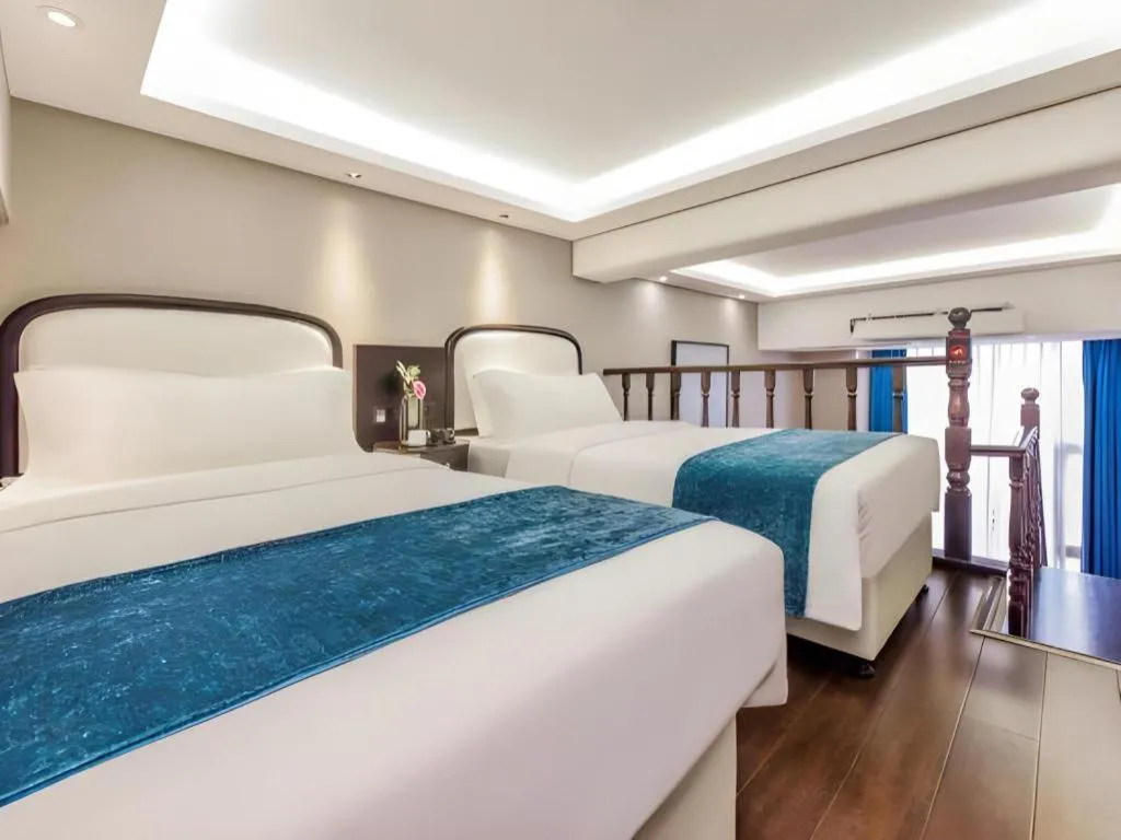 Bed in GEM Hotel Chengdu Chunxi Road Taiguli