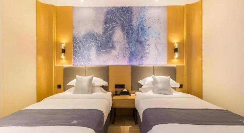 Bed in GreenTree Eastern Hotel Tianjin Dongli Development Zone Xinli Metro Station