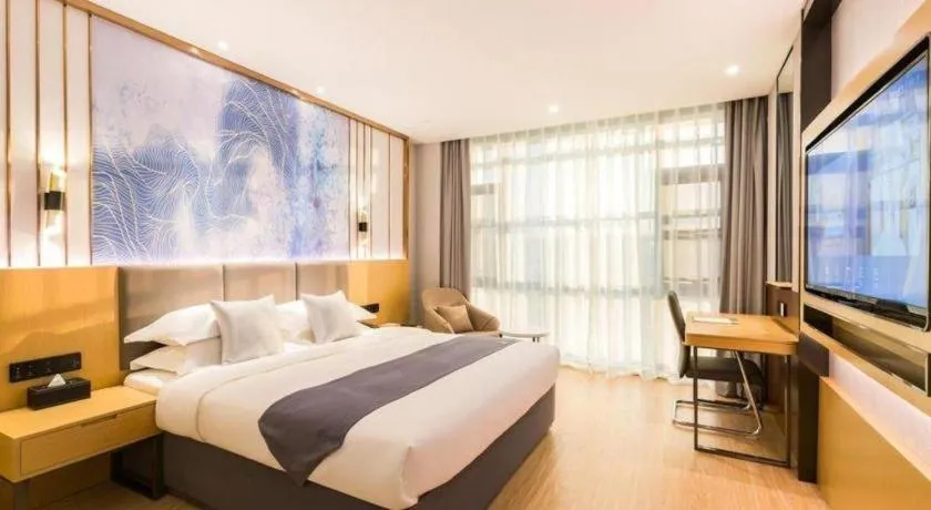 Bed in GreenTree Eastern Hotel Tianjin Dongli Development Zone Xinli Metro Station