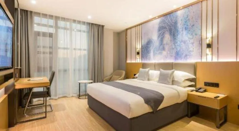 Bed in GreenTree Eastern Hotel Tianjin Dongli Development Zone Xinli Metro Station