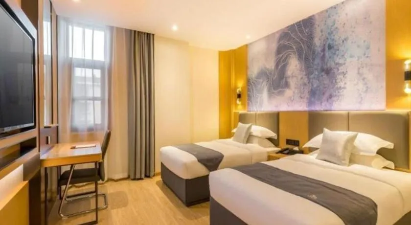 Bed in GreenTree Eastern Hotel Tianjin Dongli Development Zone Xinli Metro Station