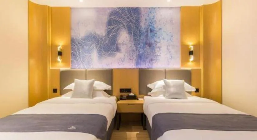 Bed in GreenTree Eastern Hotel Tianjin Dongli Development Zone Xinli Metro Station