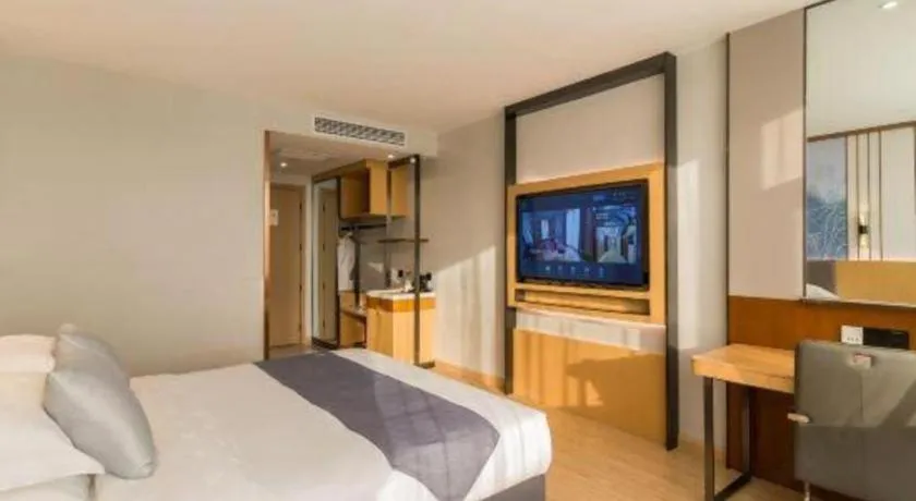 Bed in GreenTree Eastern Hotel Tianjin Dongli Development Zone Xinli Metro Station