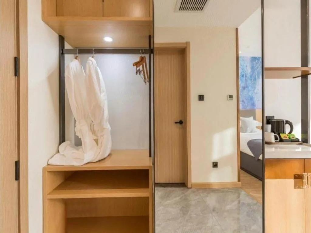 Bed in GreenTree Eastern Hotel Tianjin Dongli Development Zone Xinli Metro Station