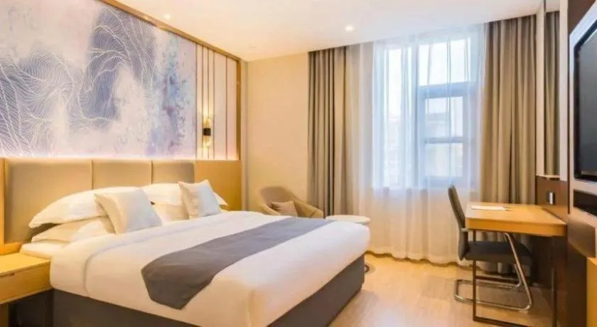 Bed in GreenTree Eastern Hotel Tianjin Dongli Development Zone Xinli Metro Station