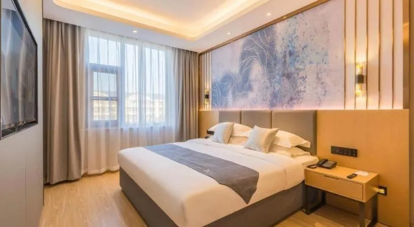 Bed in GreenTree Eastern Hotel Tianjin Dongli Development Zone Xinli Metro Station
