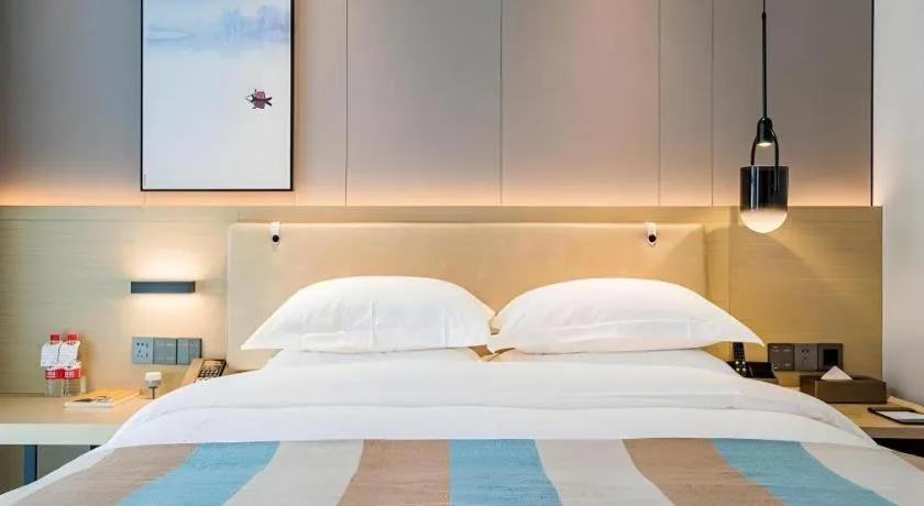 Bed in VX Hotel Hubei Wuhan Hongshan District 1st Guanggu Road