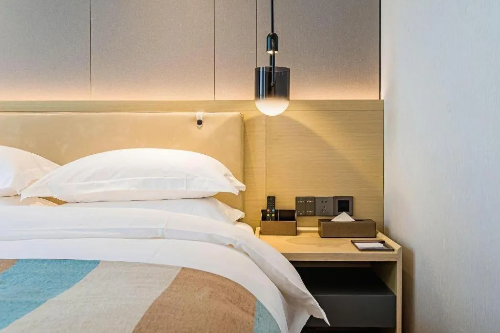 Bed in VX Hotel Hubei Wuhan Hongshan District 1st Guanggu Road