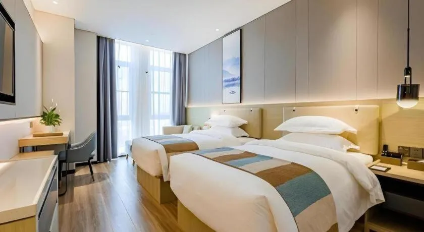 Bed in VX Hotel Hubei Wuhan Hongshan District 1st Guanggu Road