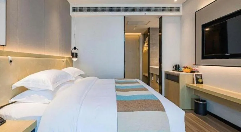 Bed in VX Hotel Hubei Wuhan Hongshan District 1st Guanggu Road