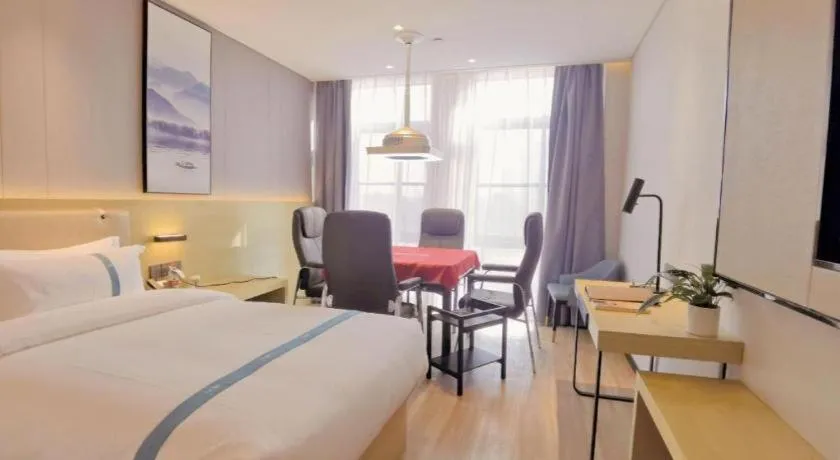 Bed in VX Hotel Hubei Wuhan Hongshan District 1st Guanggu Road