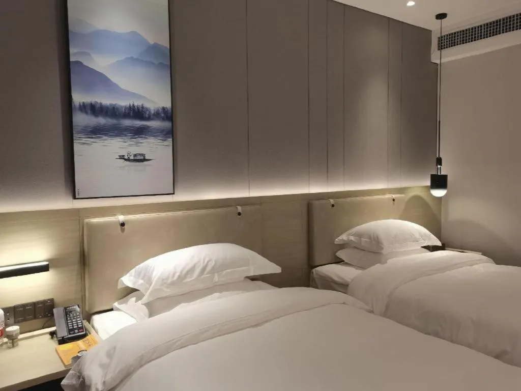 Bed in VX Hotel Hubei Wuhan Hongshan District 1st Guanggu Road