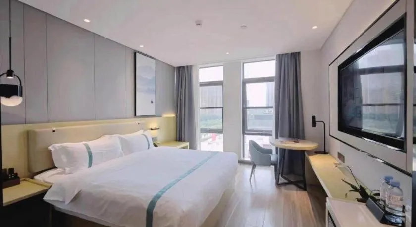 Bed in VX Hotel Hubei Wuhan Hongshan District 1st Guanggu Road