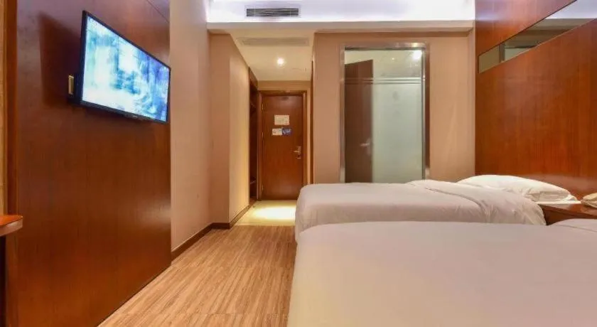 Bed in GreenTree Alliance Hotel Shenzhen Nanshan District Technology Park Songpingshan