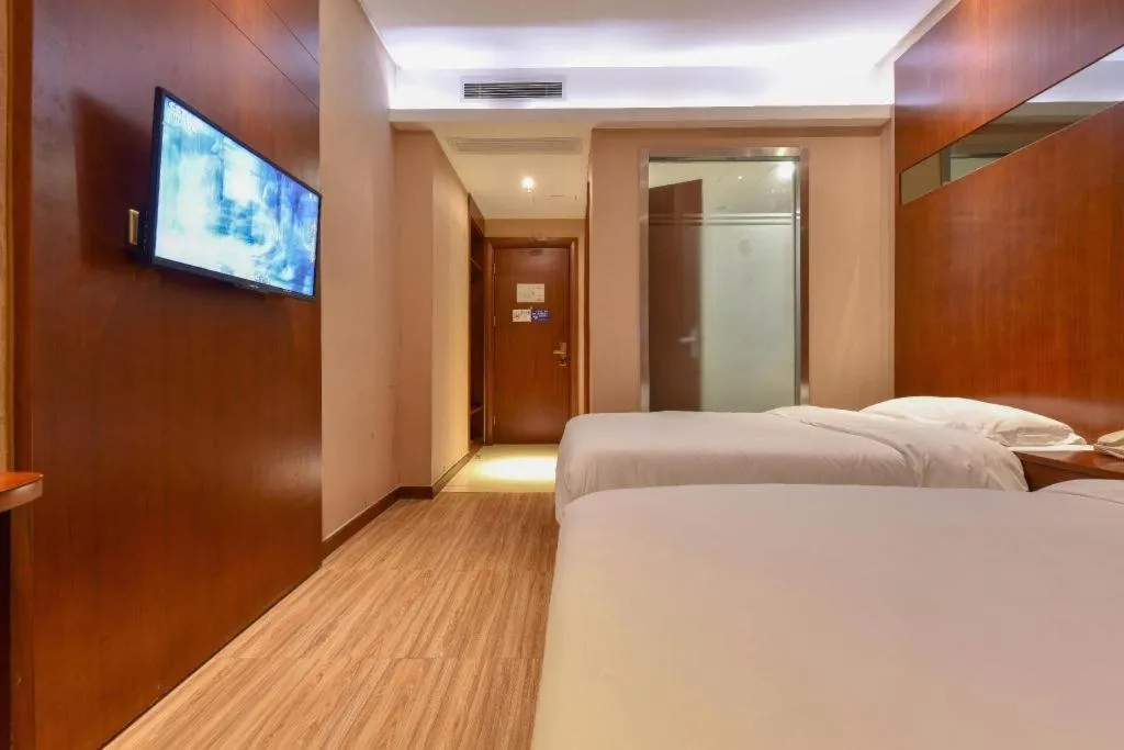 Bed in GreenTree Alliance Hotel Shenzhen Nanshan District Technology Park Songpingshan