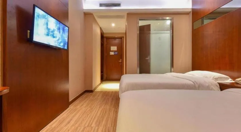 Bed in GreenTree Alliance Hotel Shenzhen Nanshan District Technology Park Songpingshan