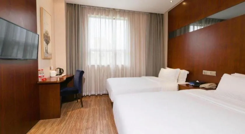 Bed in GreenTree Alliance Hotel Shenzhen Nanshan District Technology Park Songpingshan