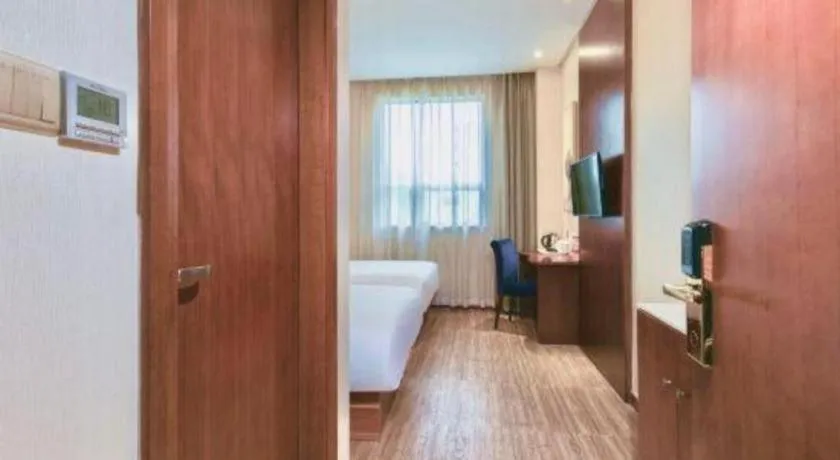 Bed in GreenTree Alliance Hotel Shenzhen Nanshan District Technology Park Songpingshan