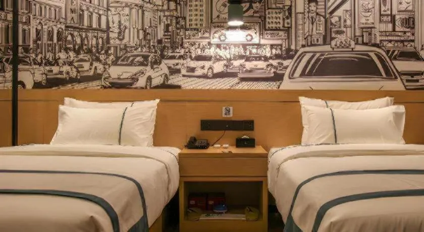 Bed in City Comfort Inn Wuhan Jianghan Road Xunlimen Metro Station