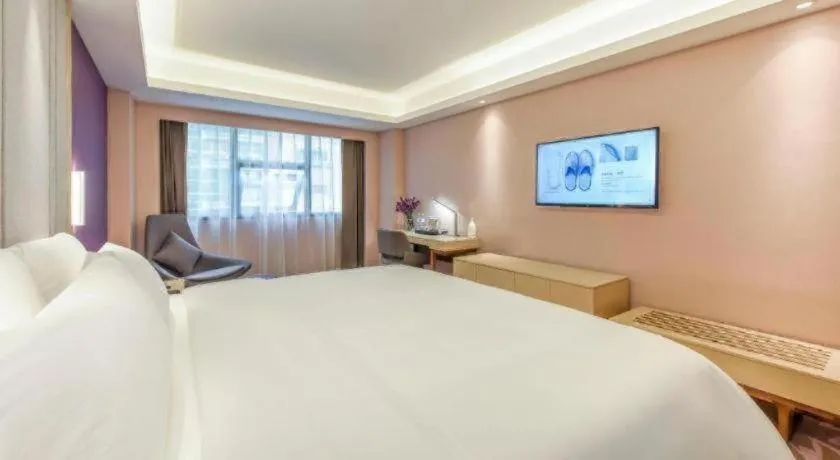 Bed in Lavande Hotel Chongqing Nanping Walking Street Wanda Plaza