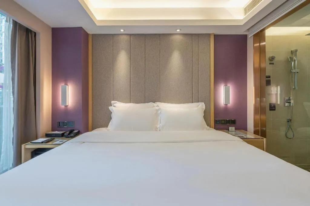 Bed in Lavande Hotel Chongqing Nanping Walking Street Wanda Plaza