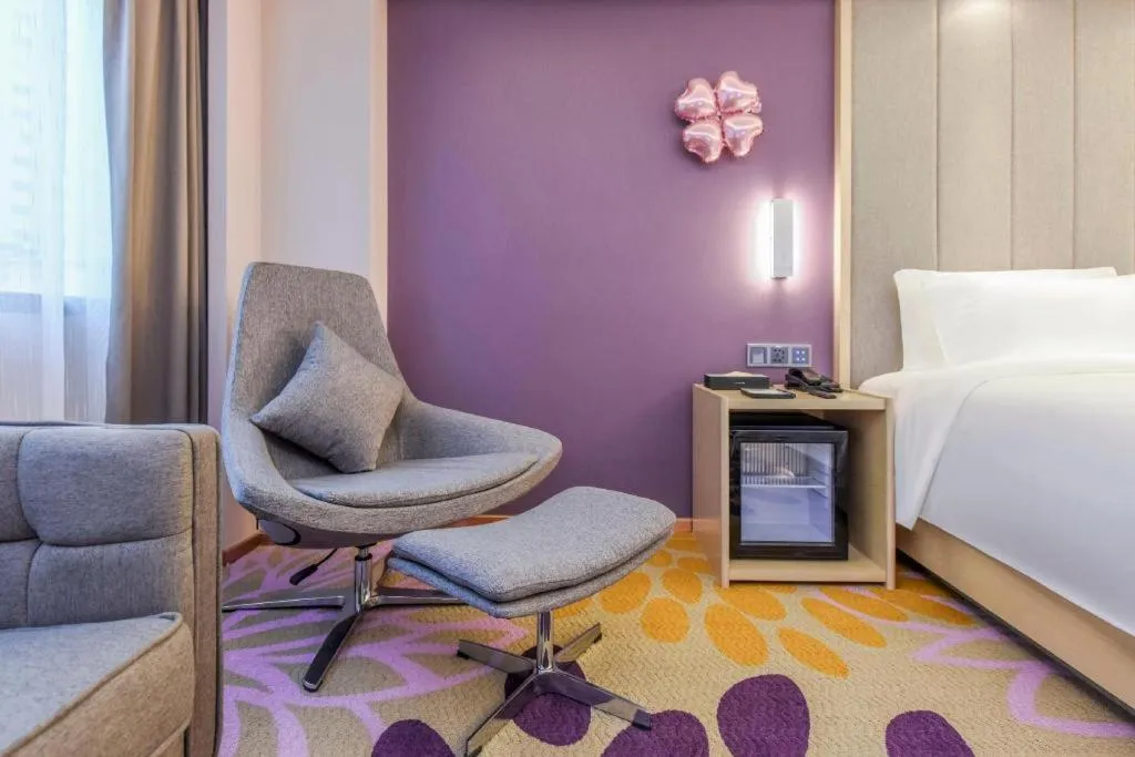 Bed in Lavande Hotel Chongqing Nanping Walking Street Wanda Plaza