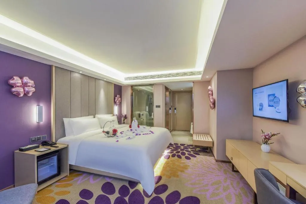Bed in Lavande Hotel Chongqing Nanping Walking Street Wanda Plaza