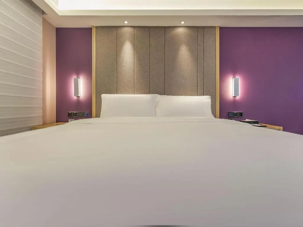 Bed in Lavande Hotel Chongqing Nanping Walking Street Wanda Plaza