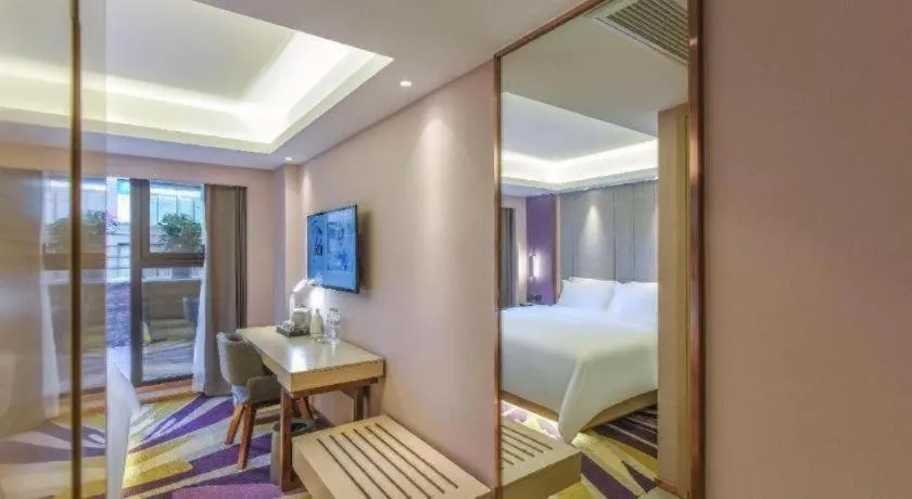 Bed in Lavande Hotel Chongqing Nanping Walking Street Wanda Plaza
