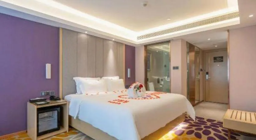 Bed in Lavande Hotel Chongqing Nanping Walking Street Wanda Plaza