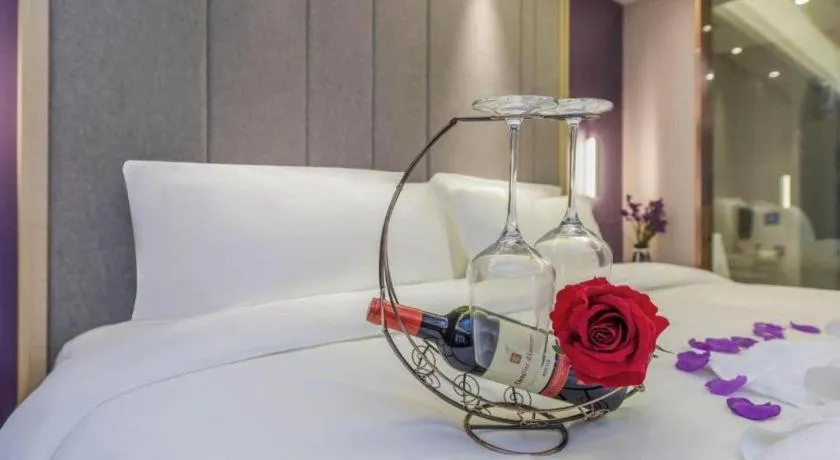 Bed in Lavande Hotel Chongqing Nanping Walking Street Wanda Plaza