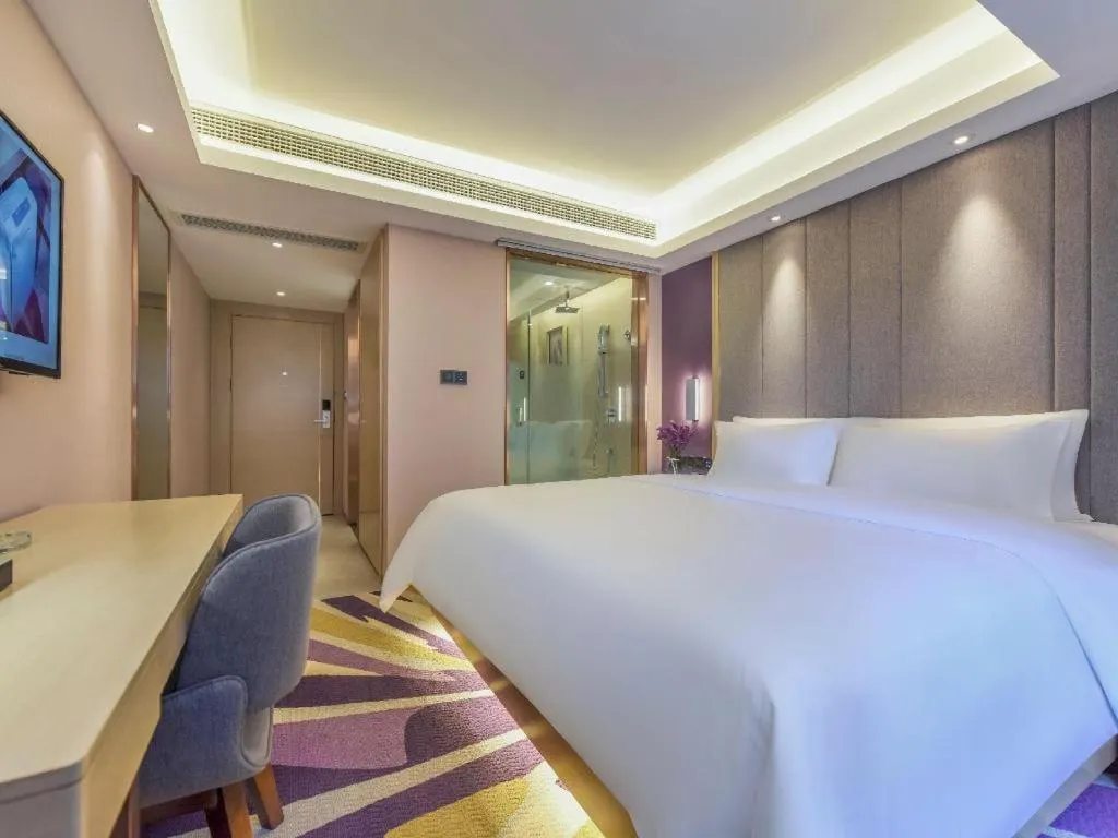 Bed in Lavande Hotel Chongqing Nanping Walking Street Wanda Plaza