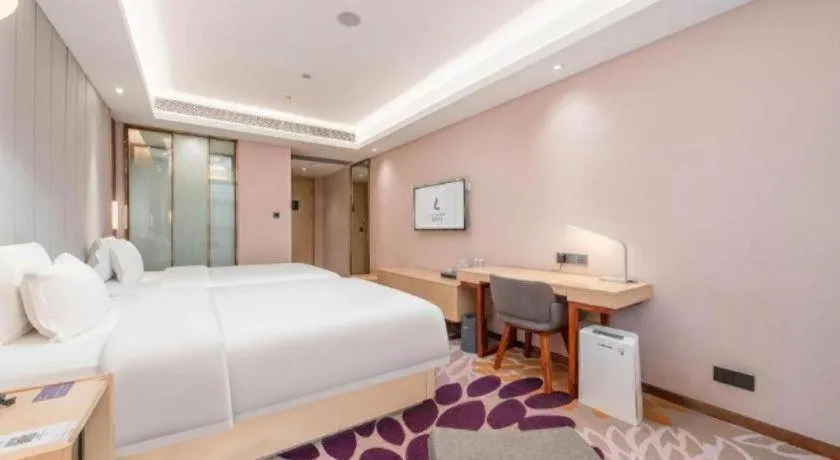 Bed in Lavande Hotel Guangzhou Jiahewanggang Metro Station Konggang Avenue Jinbo Plaza