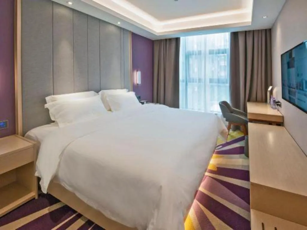 Bed in Lavande Hotel Guangzhou Jiahewanggang Metro Station Konggang Avenue Jinbo Plaza