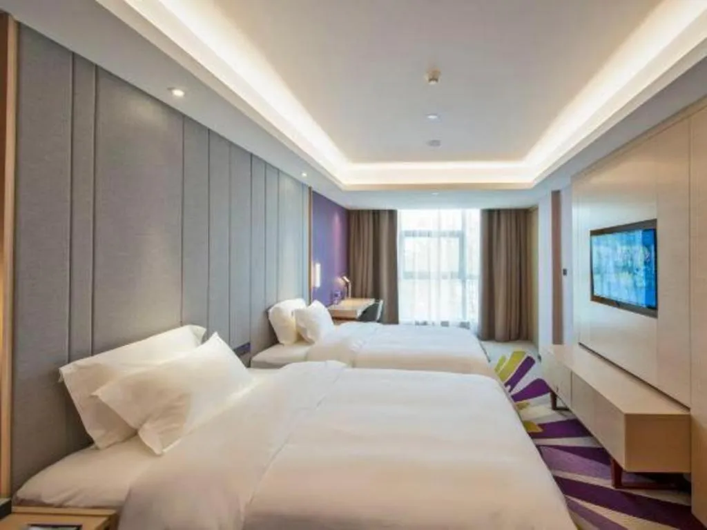 Bed in Lavande Hotel Guangzhou Jiahewanggang Metro Station Konggang Avenue Jinbo Plaza