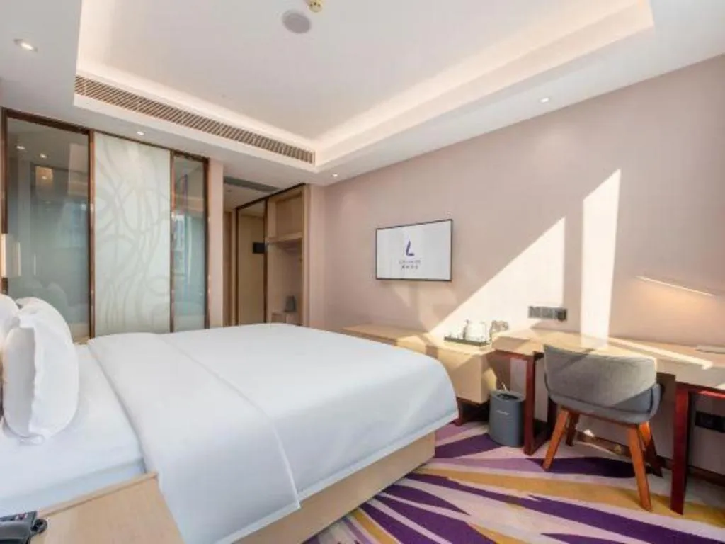 Bed in Lavande Hotel Guangzhou Jiahewanggang Metro Station Konggang Avenue Jinbo Plaza