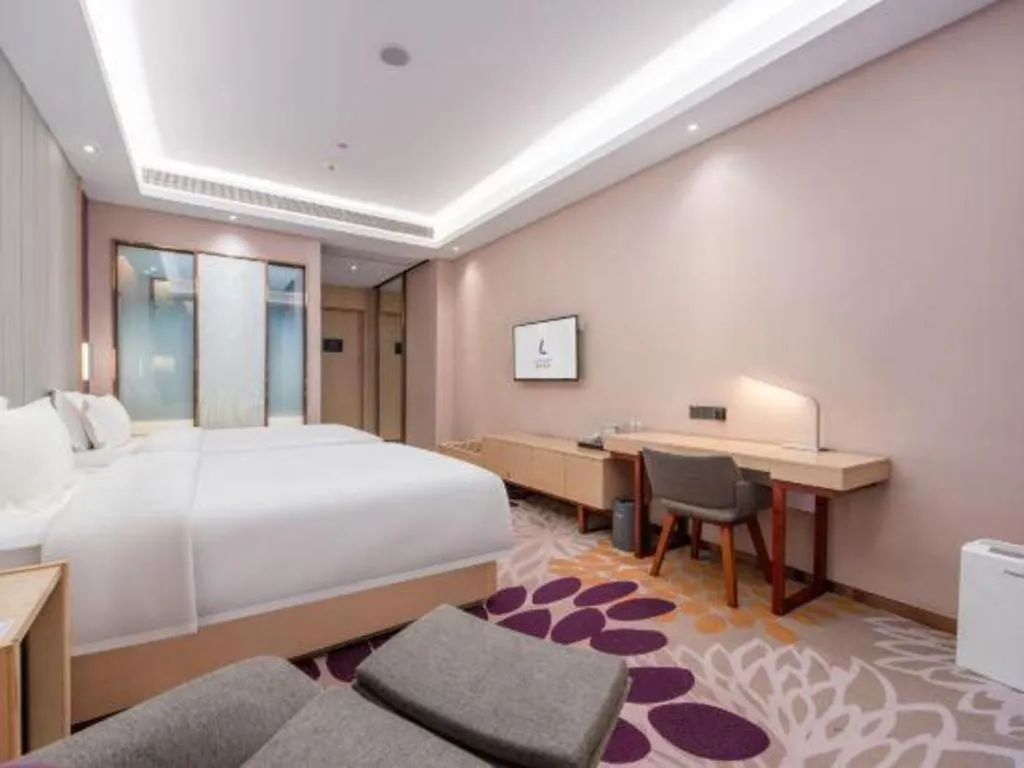 Bed in Lavande Hotel Guangzhou Jiahewanggang Metro Station Konggang Avenue Jinbo Plaza