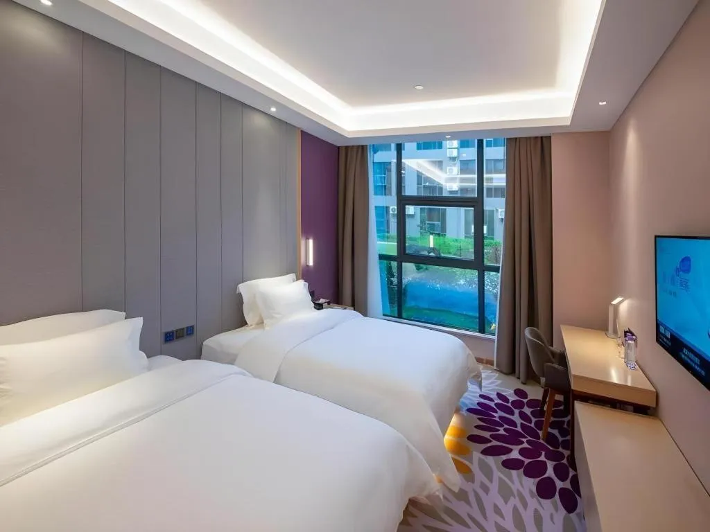 Bed in Lavande Hotel Guangzhou Jiahewanggang Metro Station Konggang Avenue Jinbo Plaza