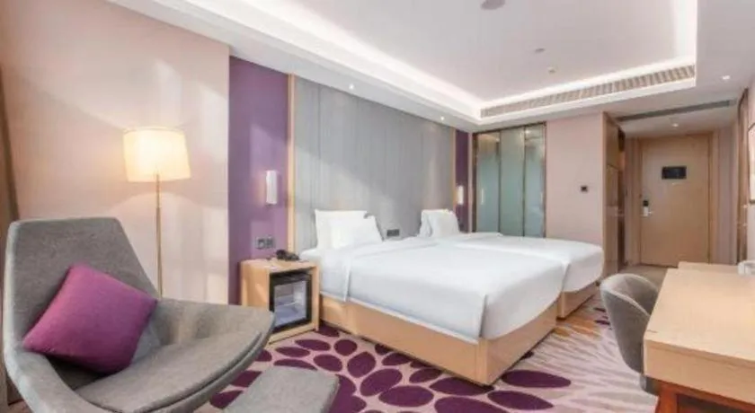 Bed in Lavande Hotel Guangzhou Jiahewanggang Metro Station Konggang Avenue Jinbo Plaza
