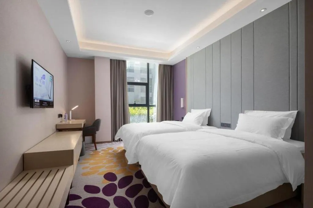 Bed in Lavande Hotel Guangzhou Jiahewanggang Metro Station Konggang Avenue Jinbo Plaza
