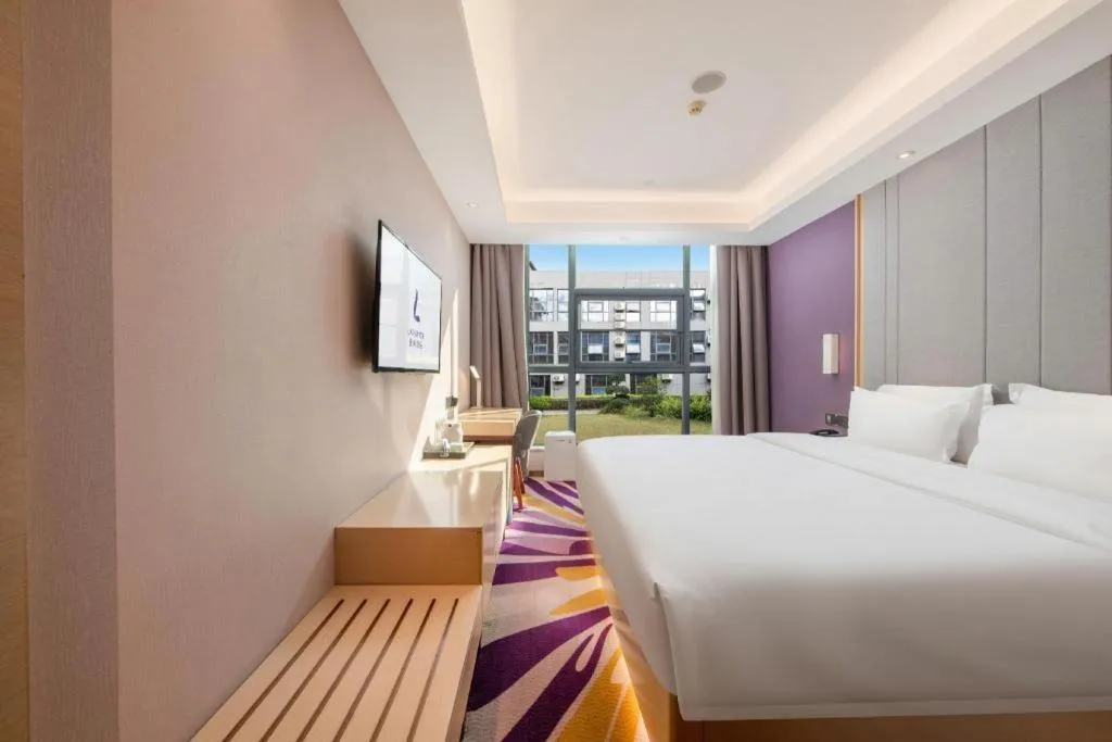Bed in Lavande Hotel Guangzhou Jiahewanggang Metro Station Konggang Avenue Jinbo Plaza