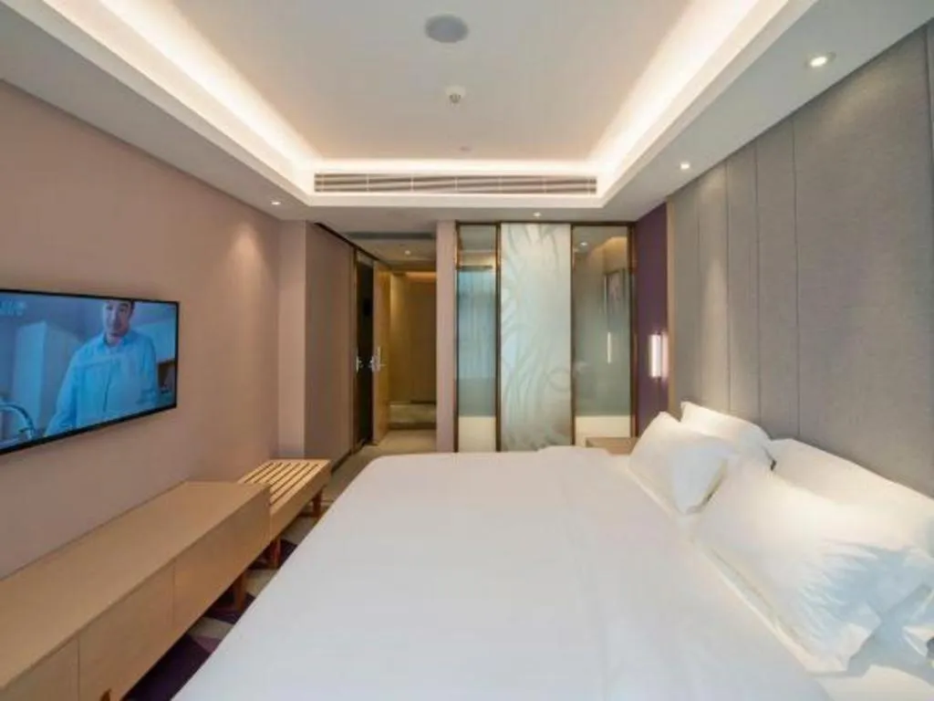 Bed in Lavande Hotel Guangzhou Jiahewanggang Metro Station Konggang Avenue Jinbo Plaza