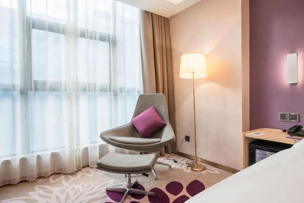 Bed in Lavande Hotel Guangzhou Jiahewanggang Metro Station Konggang Avenue Jinbo Plaza