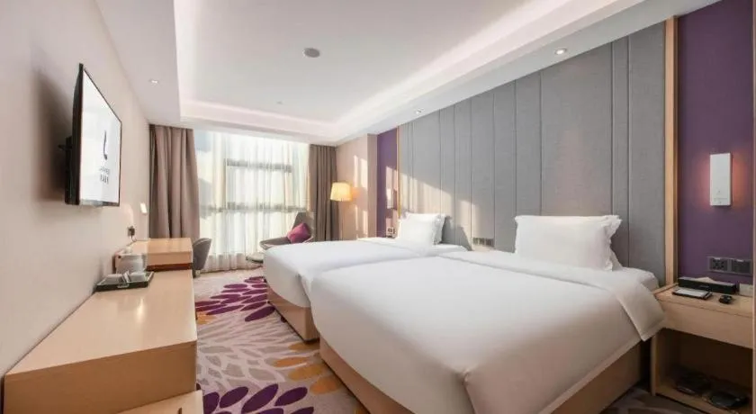 Bed in Lavande Hotel Guangzhou Jiahewanggang Metro Station Konggang Avenue Jinbo Plaza