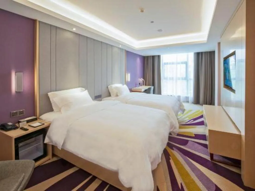 Bed in Lavande Hotel Guangzhou Jiahewanggang Metro Station Konggang Avenue Jinbo Plaza