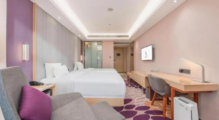 Bed in Lavande Hotel Guangzhou Jiahewanggang Metro Station Konggang Avenue Jinbo Plaza