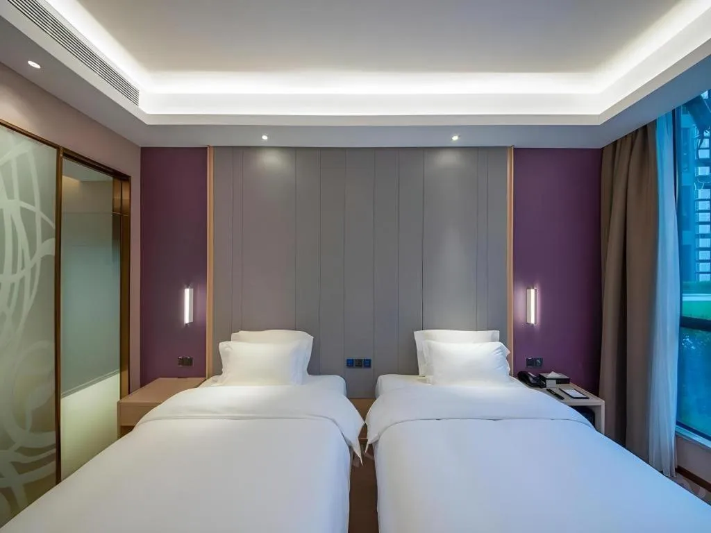 Bed in Lavande Hotel Guangzhou Jiahewanggang Metro Station Konggang Avenue Jinbo Plaza