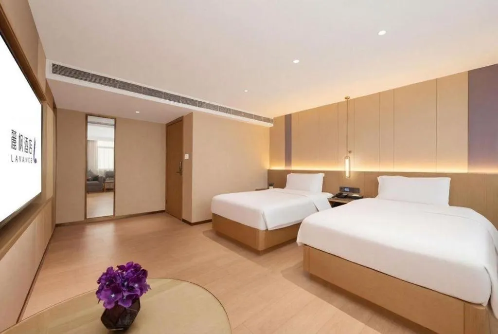 Bed in Lavande Hotel Shenzhen East Gate Wanxiang City Guomao Metro Statipn