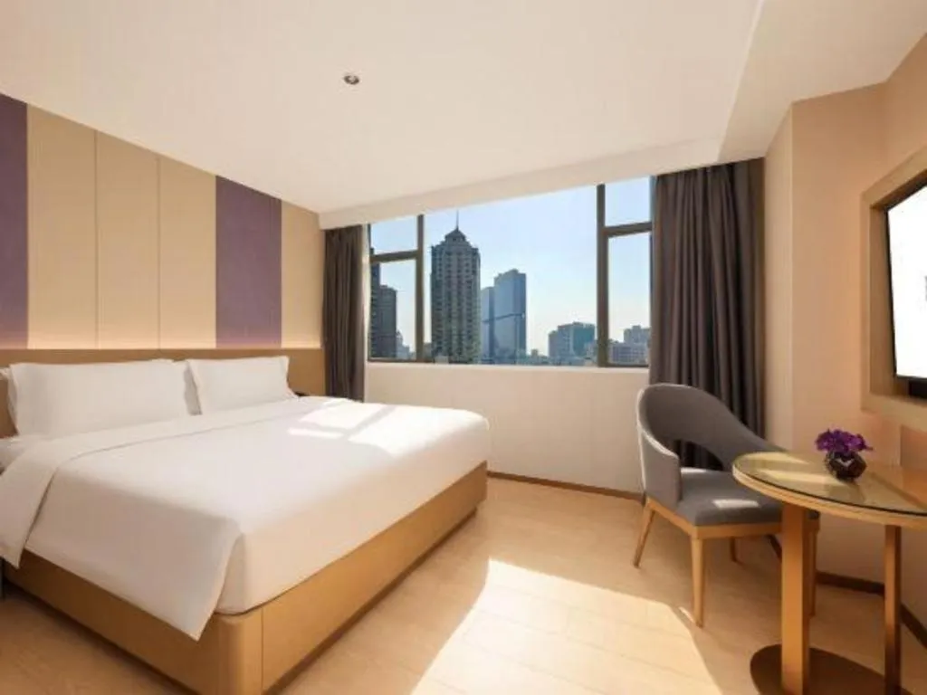 Bed in Lavande Hotel Shenzhen East Gate Wanxiang City Guomao Metro Statipn