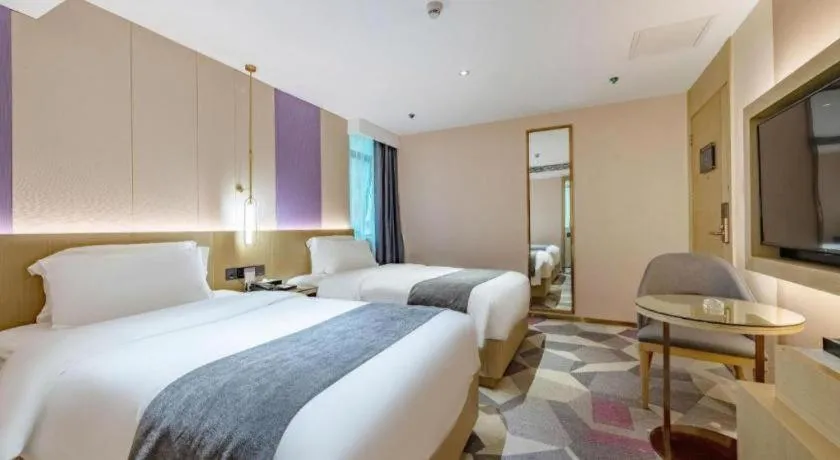 Bed in Lavande Hotel Shenzhen East Gate Wanxiang City Guomao Metro Statipn